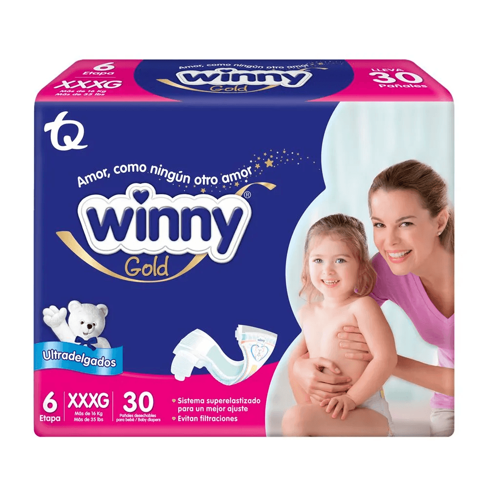 Panal Winny Gold Paquete X 30 Und Etapa 6 Xxxg