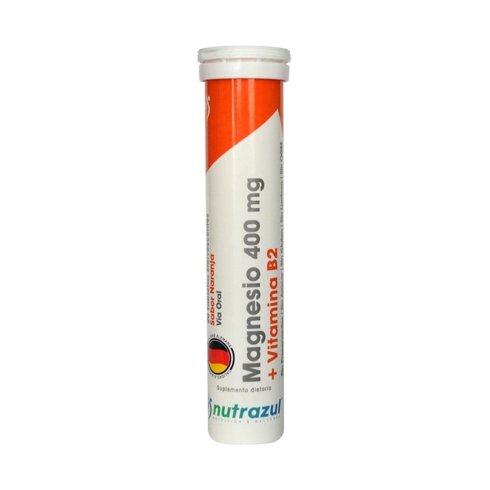 Magnesio+Vitamina B2 400Mg Tableta Eferv Tubo X 20