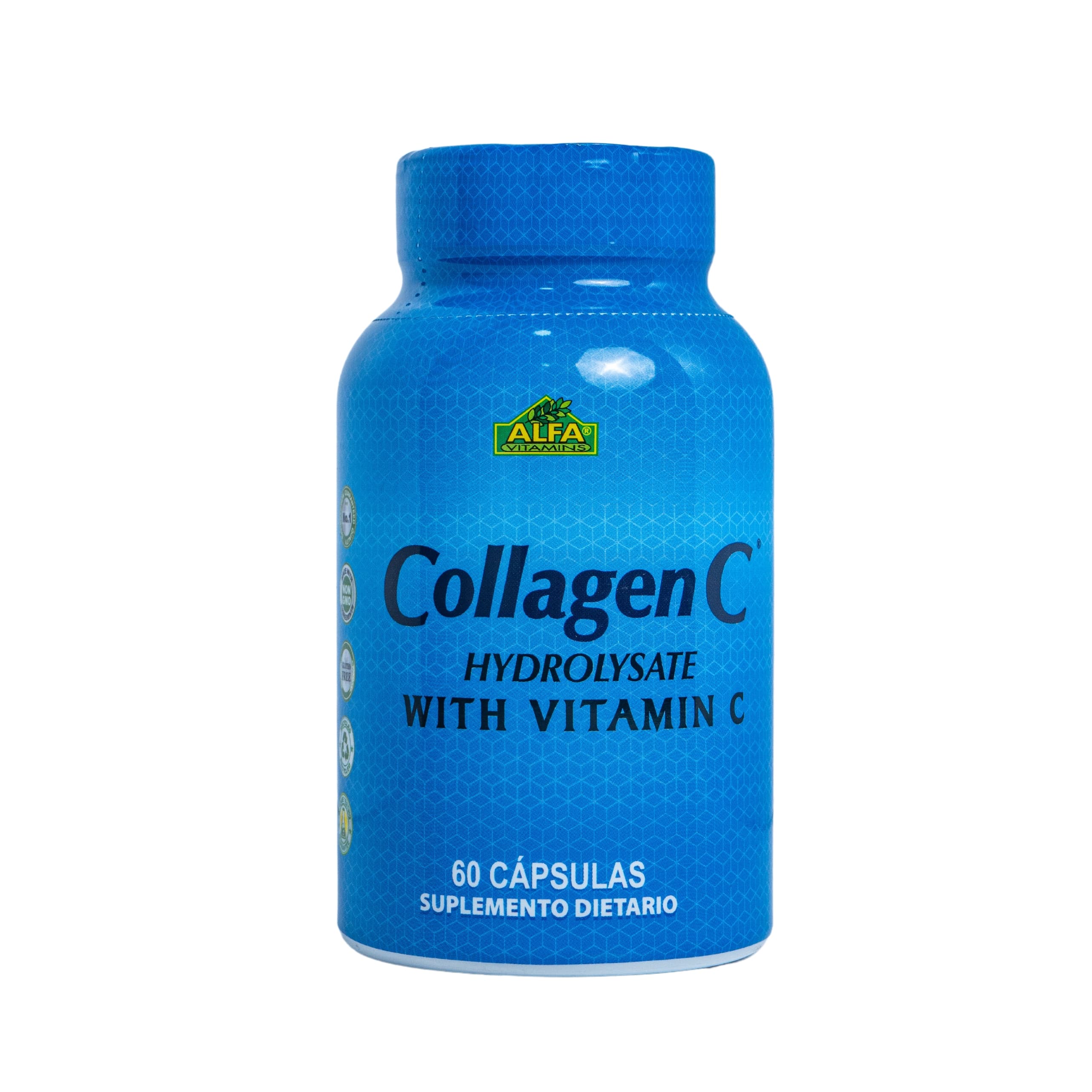 Suplemento Dietario Alfa Vitamins Collagen C Hydrolysate With Vitamin C Capsula Frasco X 60