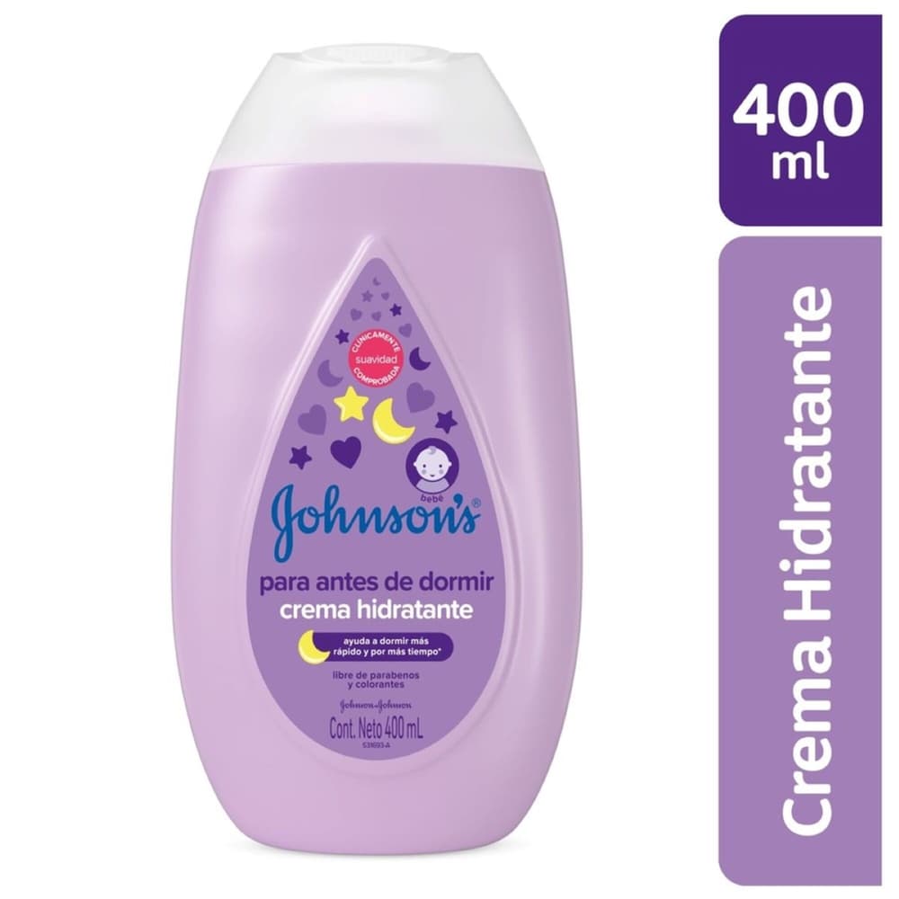 Crema Corporal Bebé Johnson'S Antes De Dormir 400 Ml