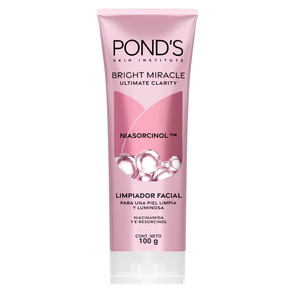 Limpiador Facial Ponds Niasorcinol Para Una Piel Limpia Y Luminosa Tubo X 100Gr