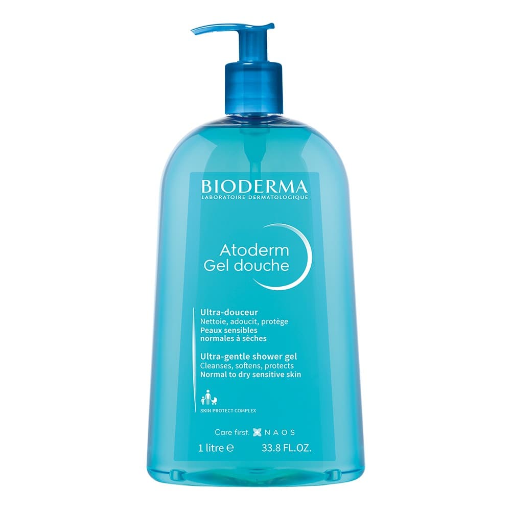 Bioderma Atoderm Gel Ducha Ultra Suave Para Piel Normal A Seca 1L