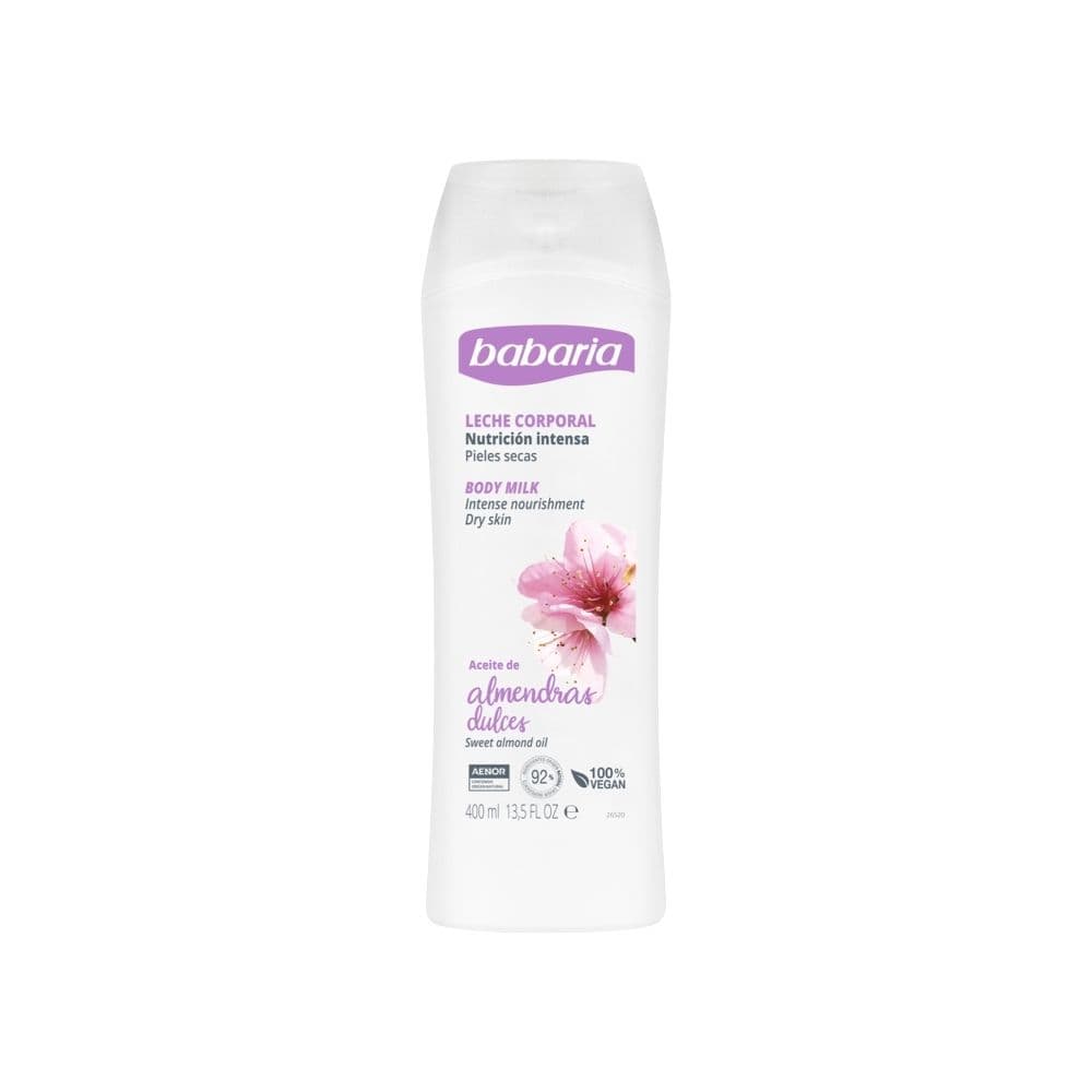 Leche Corporal Babaria Aceite De Almendras Dulces Frasco X 400Ml