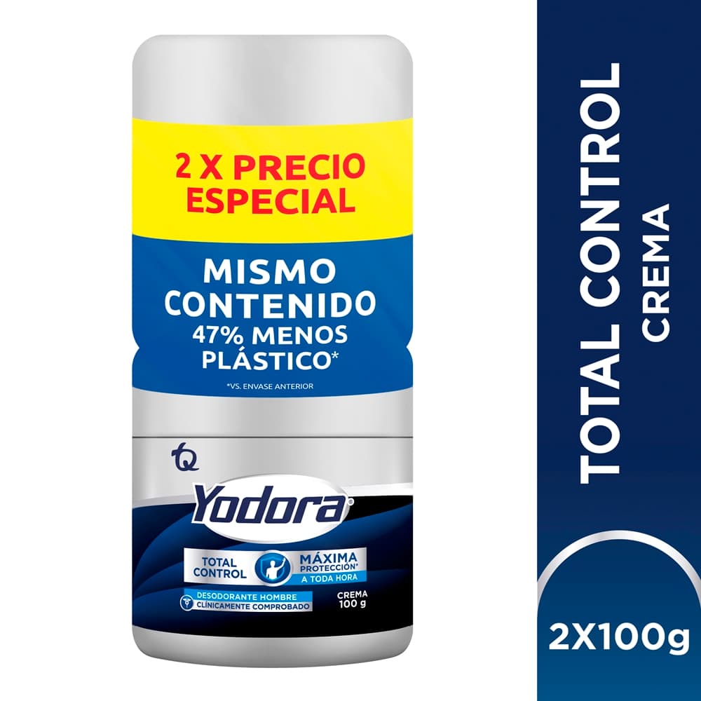 Promo Desodorante En Crema Yodora Hombre Precio Especial Paquete Por 2Pote Por 100Gr