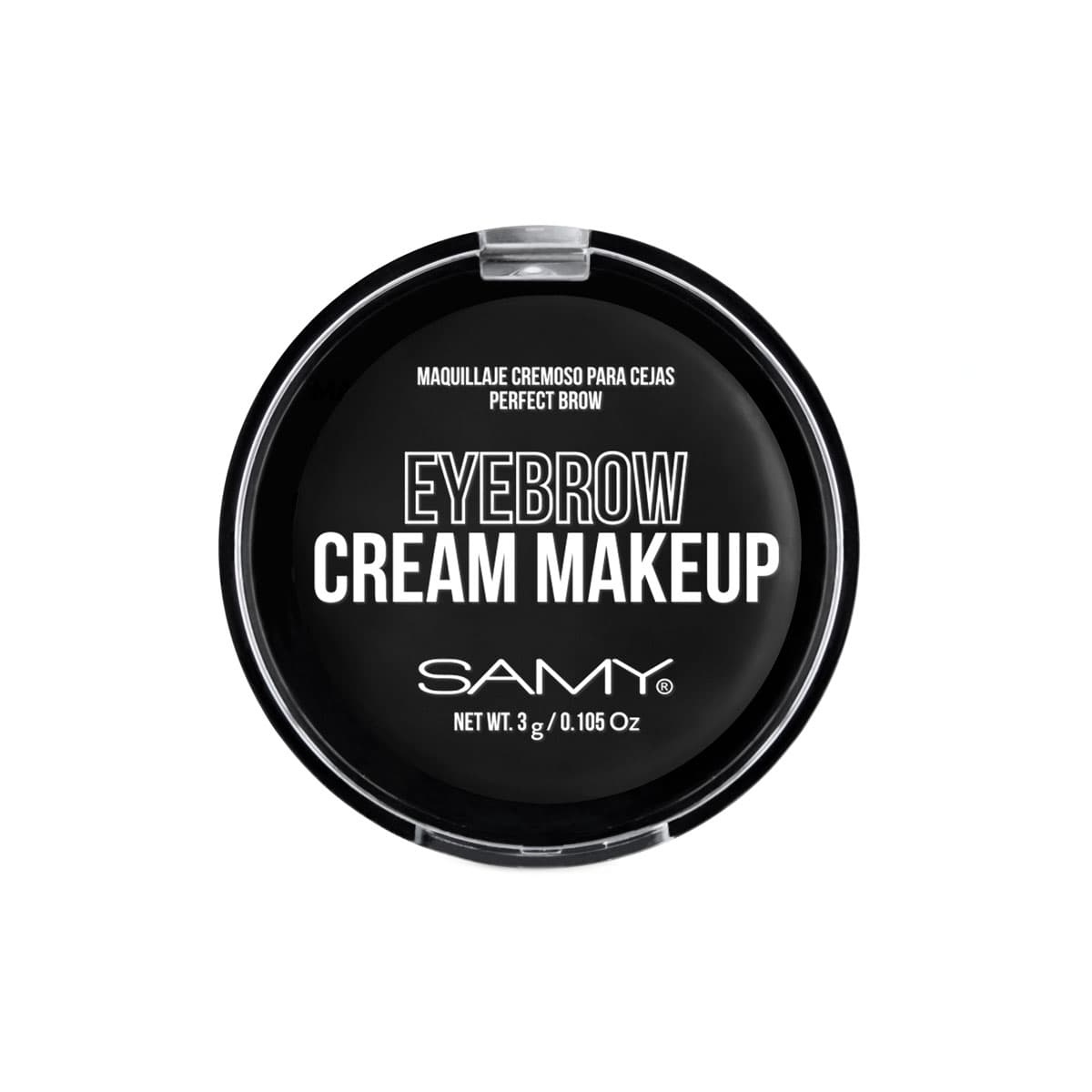Maquillaje Cremoso Para Cejas Samy Und Por 3Gr 03. Negro - Black