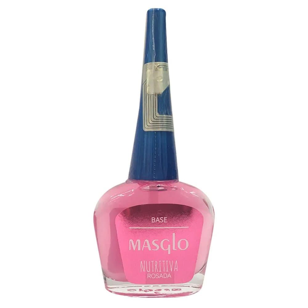 Base Para Uñas Masglo Nutritiva Frasco Por 13.5Ml Rosada