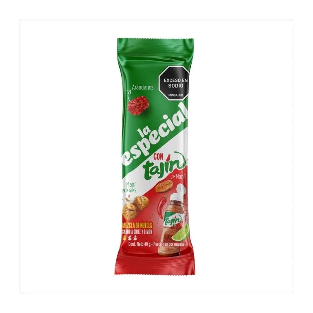 Mani La Especial Con Tajin Paquete X 40Gr