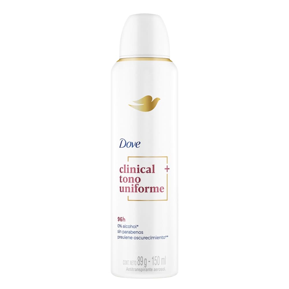 Desodorante En Aerosol Dove Clinical + Tono Uniforme Frasco Por 150Ml