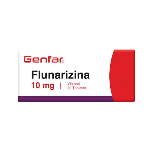 Flunarizina Genfar 10Mg Caja X 30 Tabletas