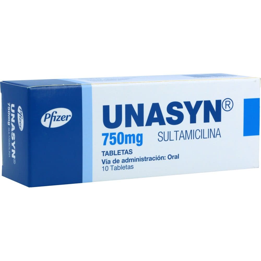 Unasyn 750Mg Caja X 10 Tabletas