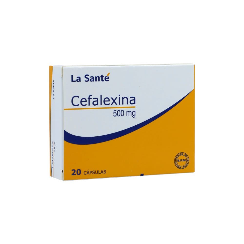 Cefalexina Cápsulas 500Mg Caja X 20