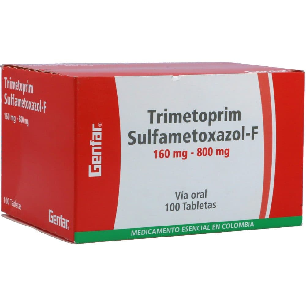 Trimetoprim Sulfa F Genfar 160Mg+800Mg Blister X 10 Tabletas