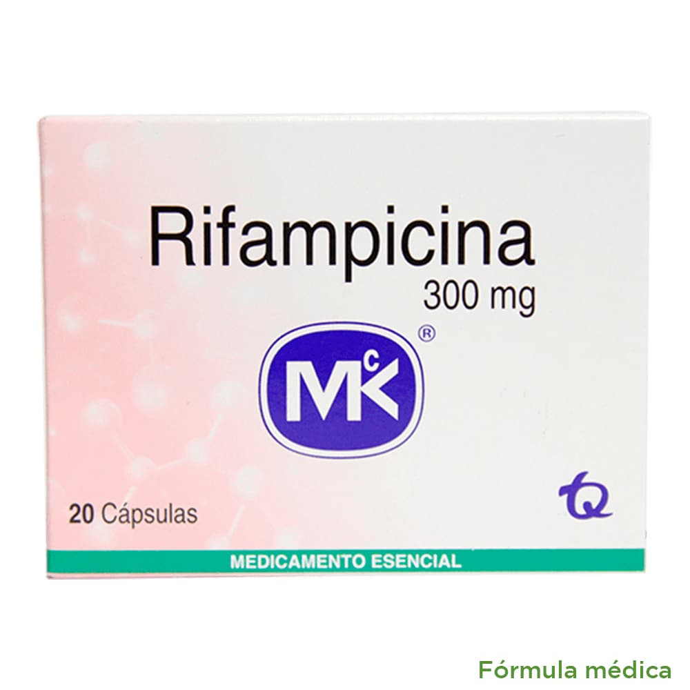 Rifampicina 300Mg Caja X 20 Capsulas Mk
