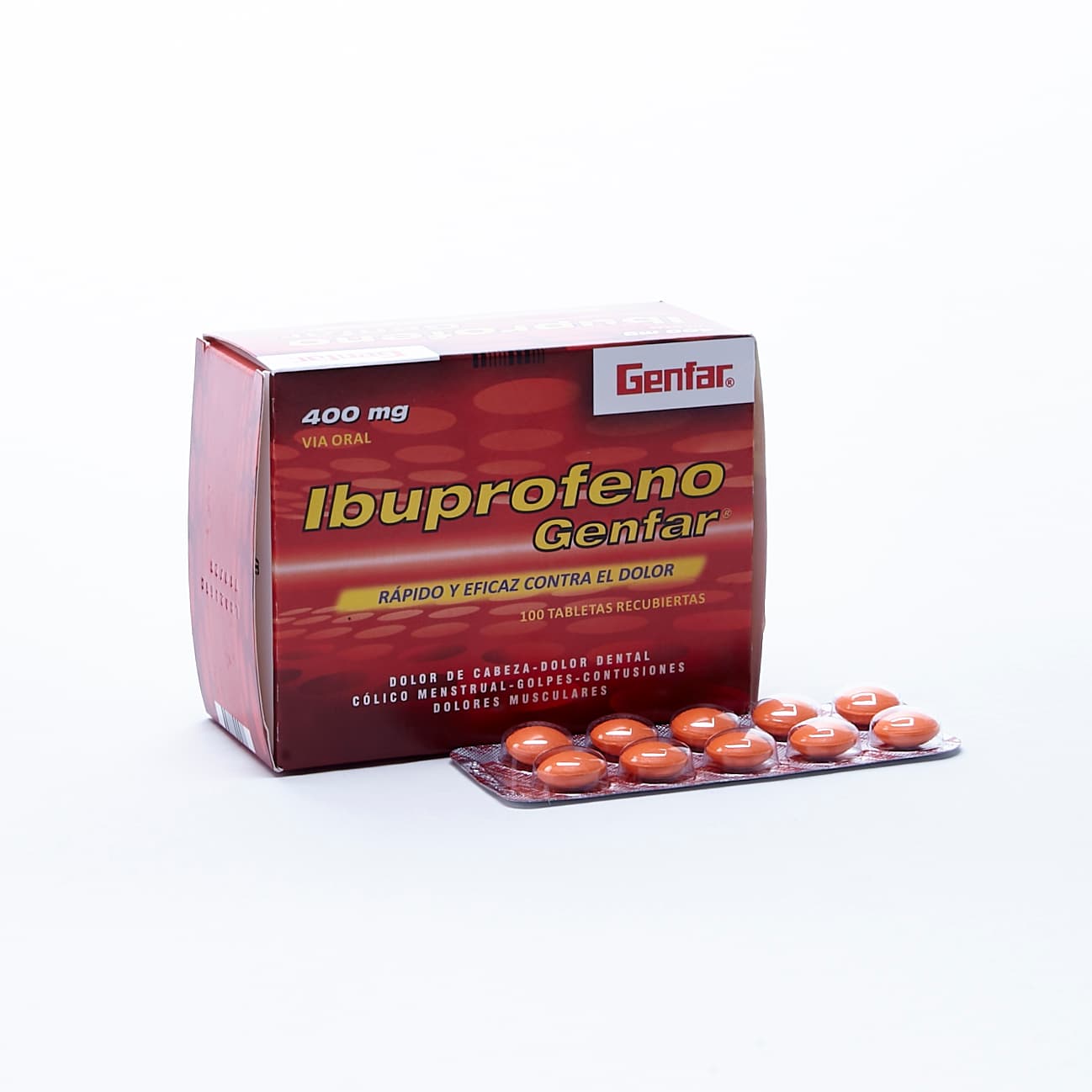 Ibuprofeno 400Mg Tabletas Recubiertas Blíster X 10