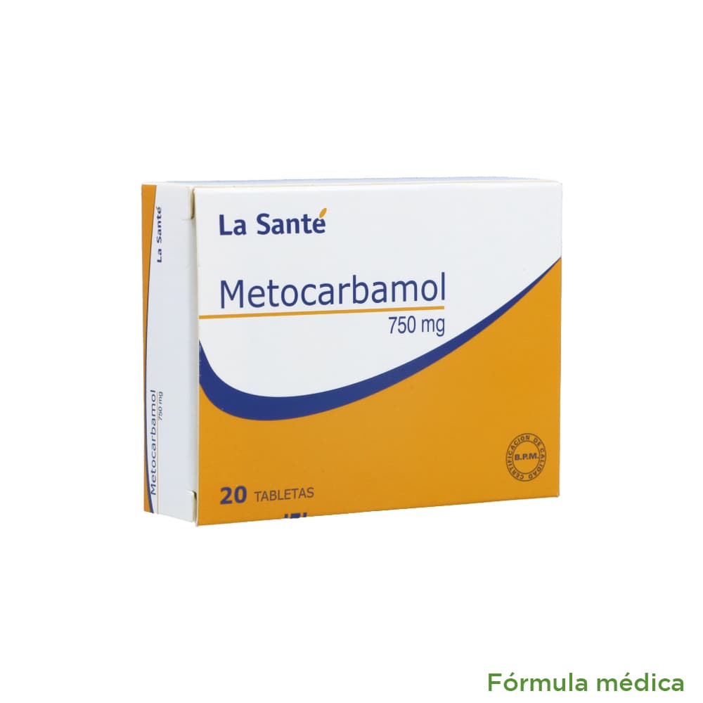Metocarbamol Tabletas 750Mg Caja X 20
