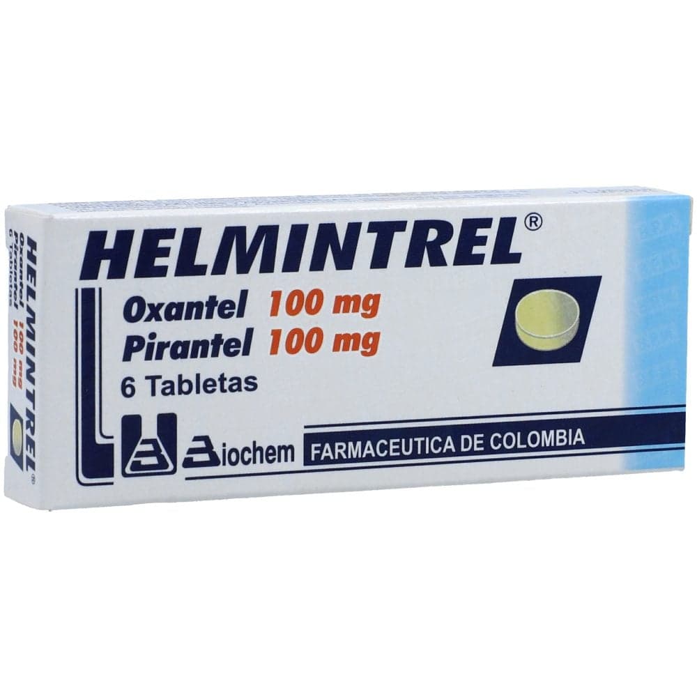 Helmintrel 100Mg+100Mg Caja X 6 Tabletas