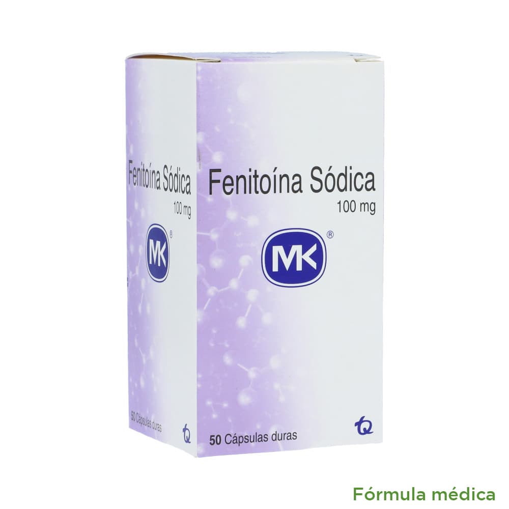 Fenitoina 100Mg Capsula Mk Frasco X 50