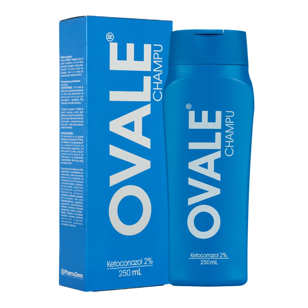 Ovale 0,02 Shampoo Frasco X 250Ml