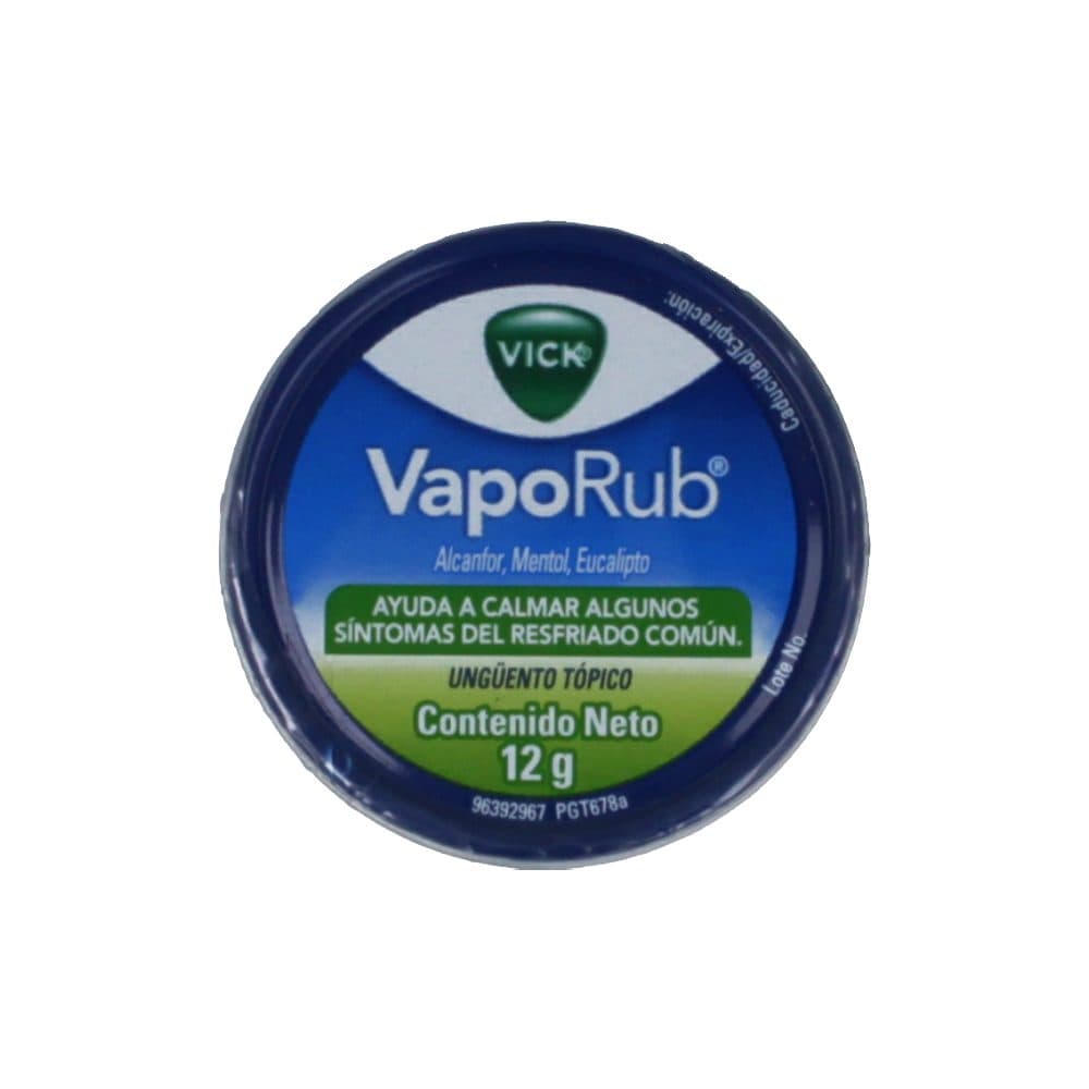 Vick Vaporub Ungüento Tópico Pote X 12Gr