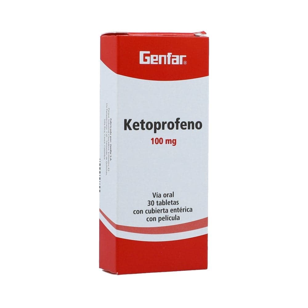 Ketoprofeno Genfar 100Mg Caja X 30 Tabletas