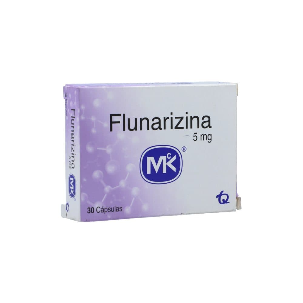 Flunarizina Mk 5Mg Caja X 30 Cápsulas