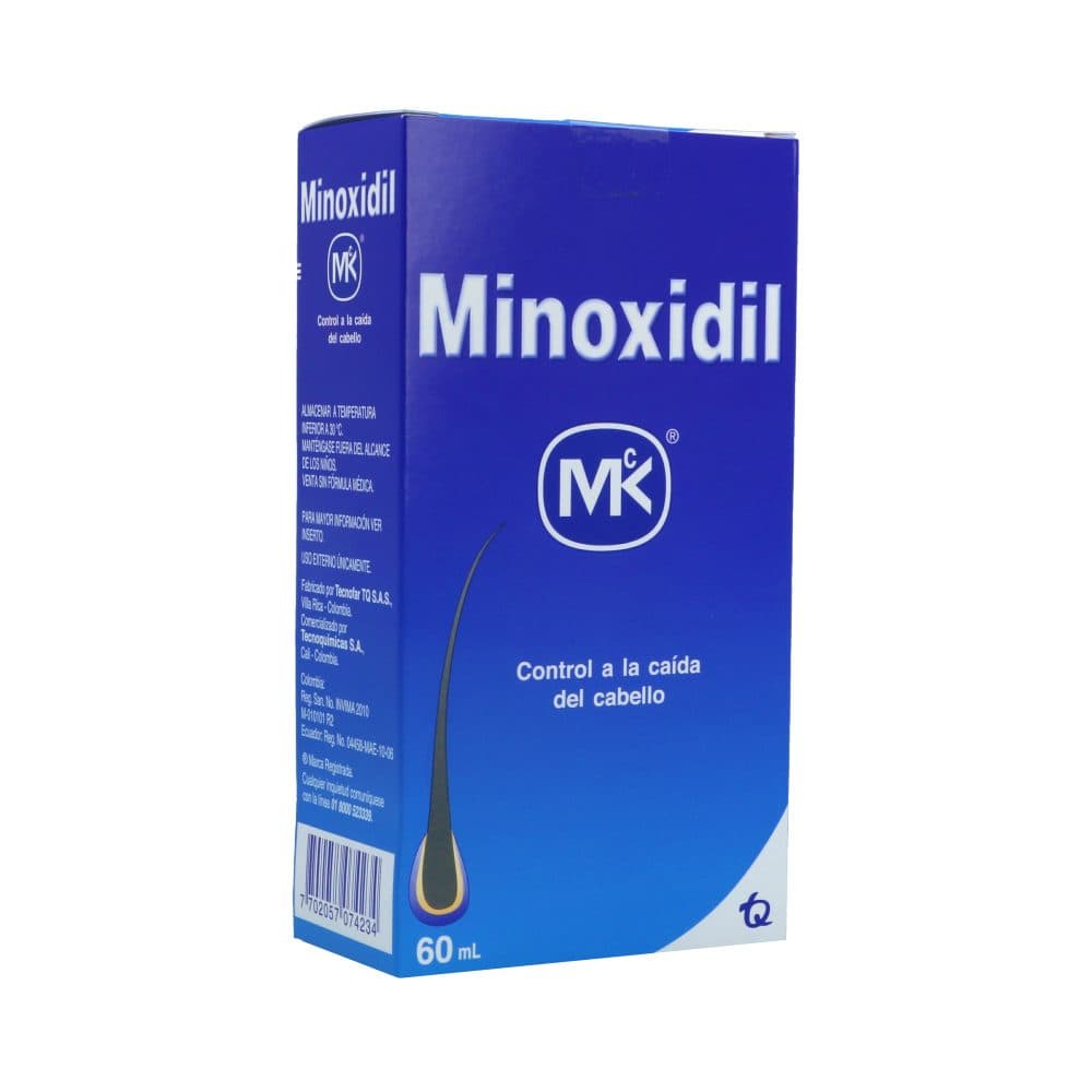 Minoxidil Loción Control Caída Del Cabello Frasco X 60Ml