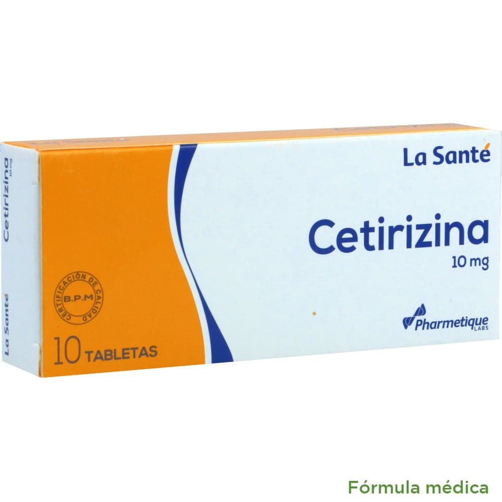 Cetirizina Tabletas 10 Mg Caja X 10
