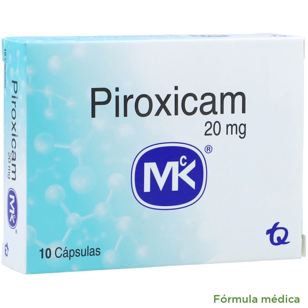 Piroxicam 20Mg Capsula Caja X 10 Capsulas