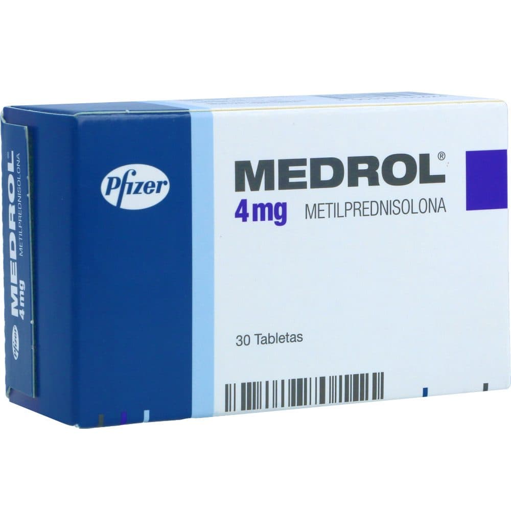 Medrol Tabletas 4Mg Caja X 30