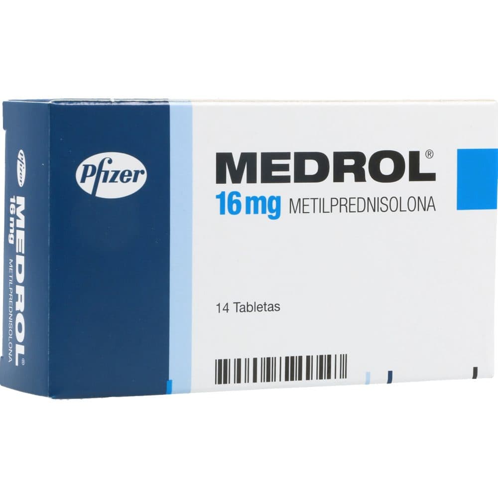 Medrol 16Mg Caja X 14 Tabletas