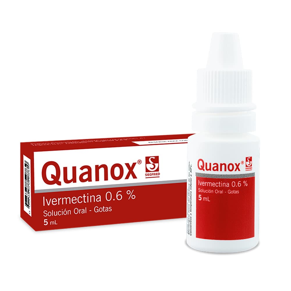 Quanox 0.6% Solución Oral Gotas Frasco X 5 Ml