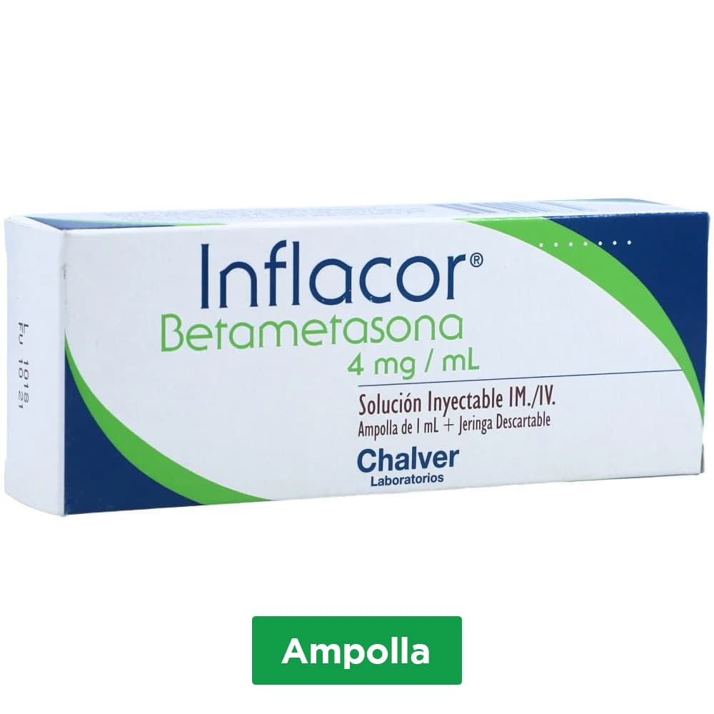 Inflacor 4Mg/Ml Solución Inyectable Caja X 1 Ampolla + Jeringa