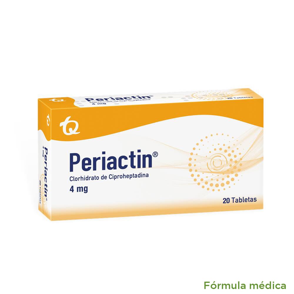 Periactin 4Mg Tabletas Caja X 20