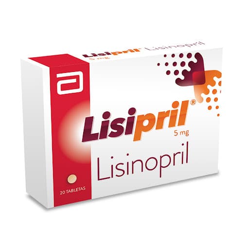 Lisipril 5Mg Caja X 20 Tabletas
