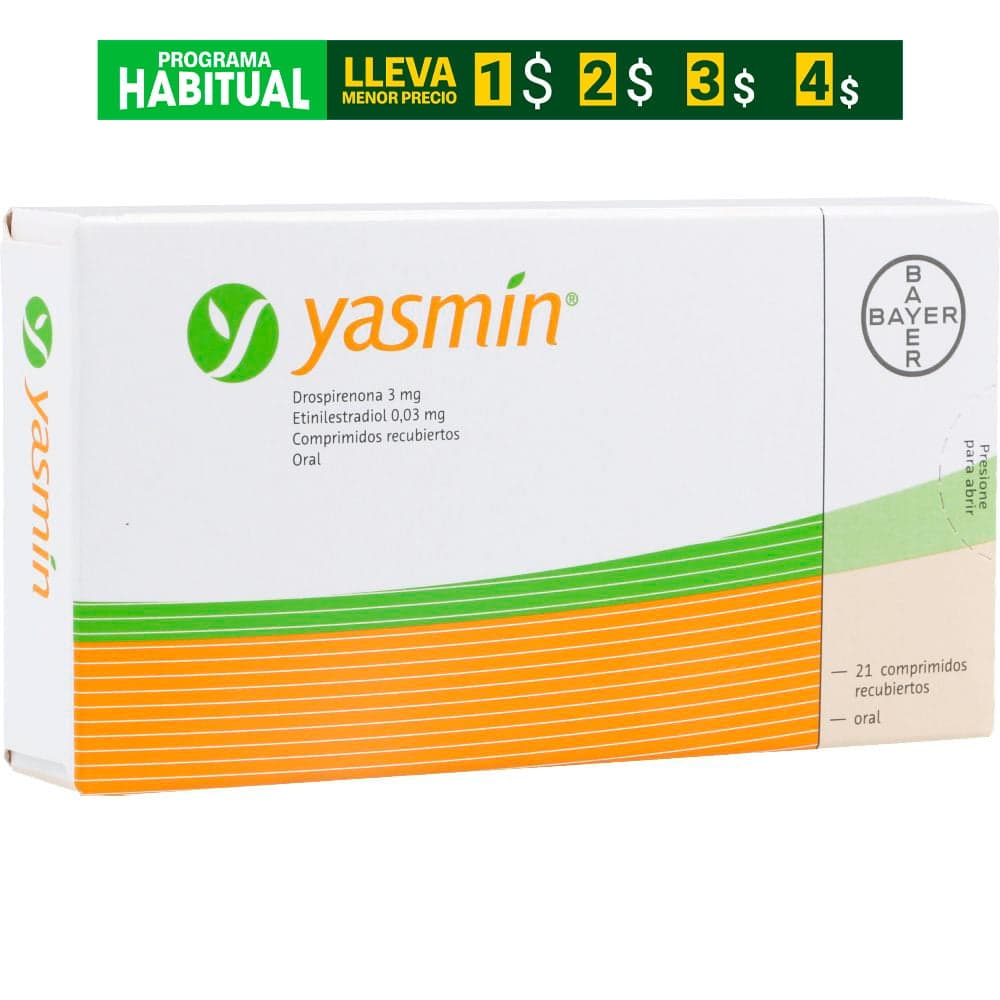 Yasmin Caja X 21 Grageas