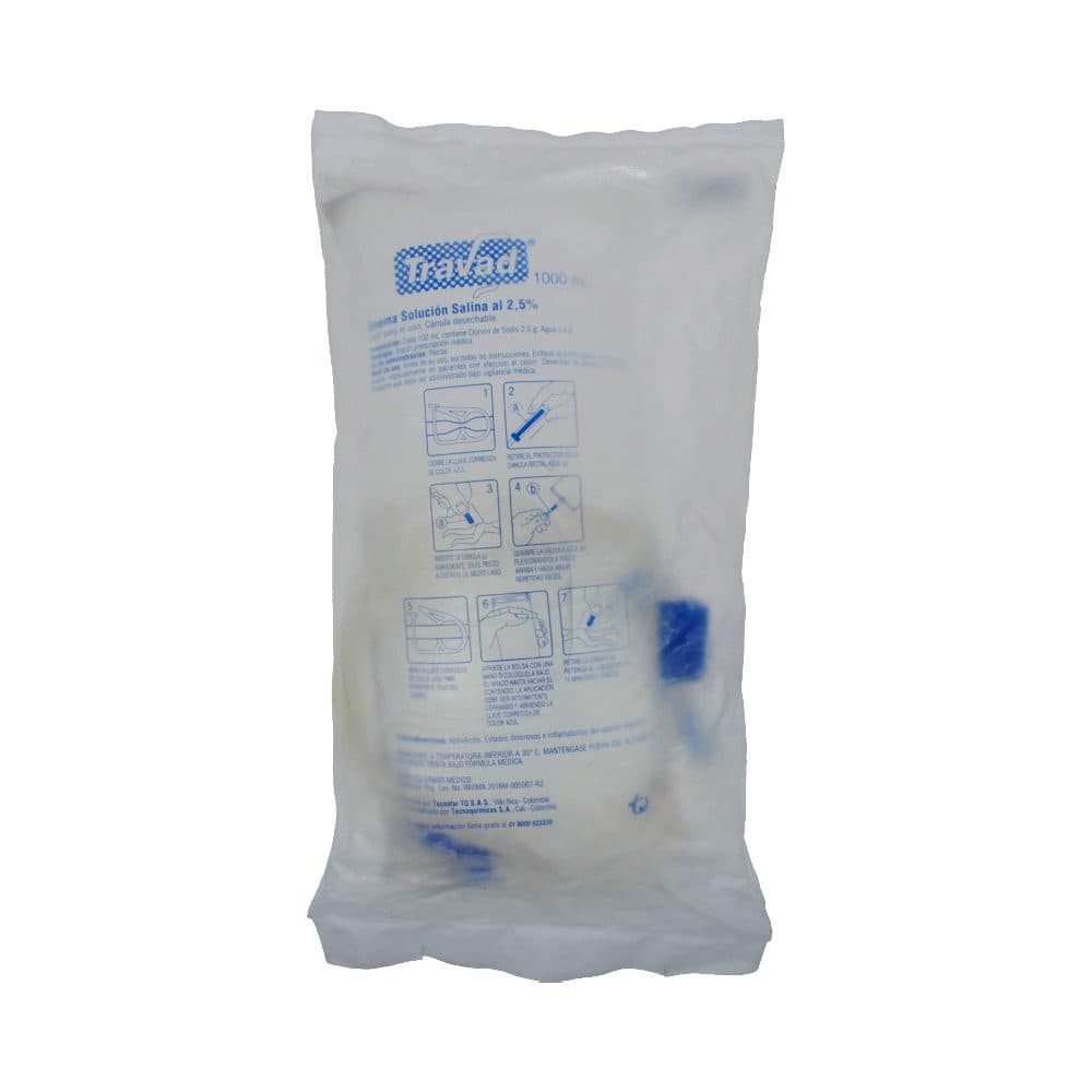 Enema Solución Salina Baxter 2.50% Bolsa X 1000Ml