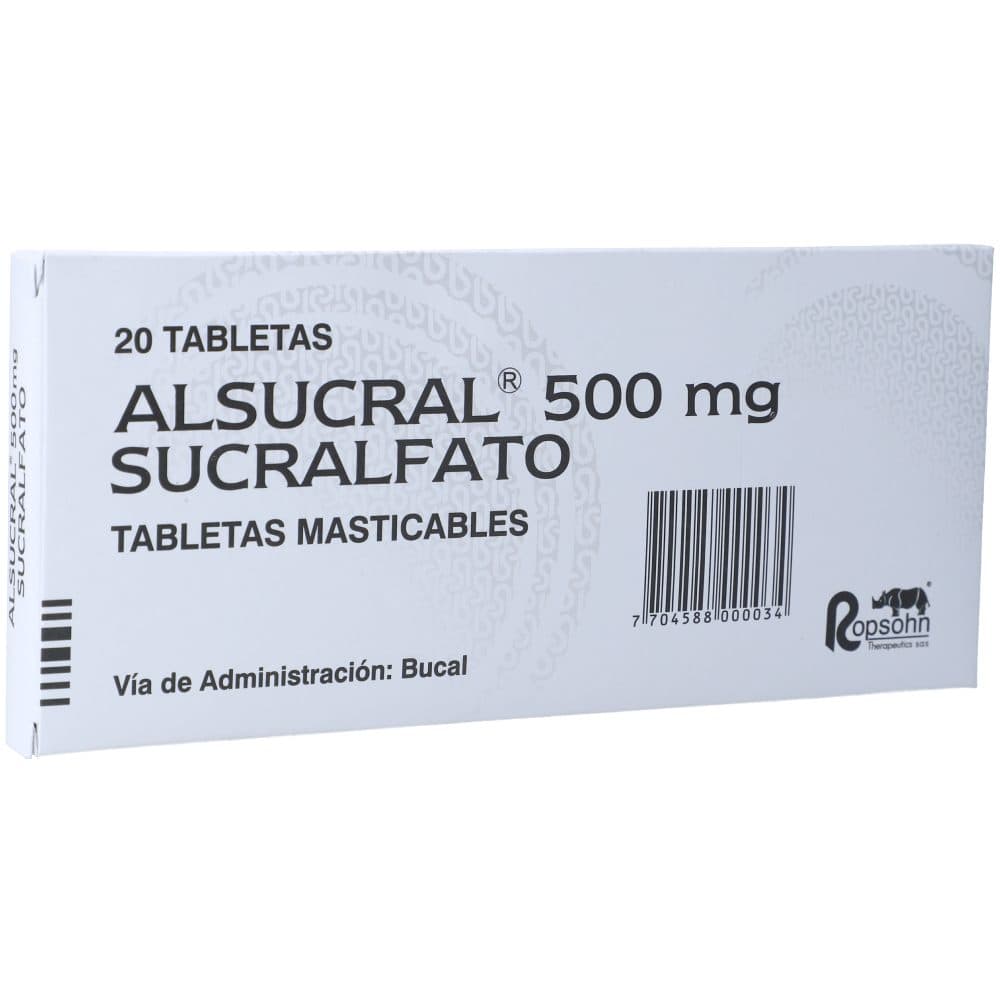 Alsucral 500Mg Caja X 20 Tabletas