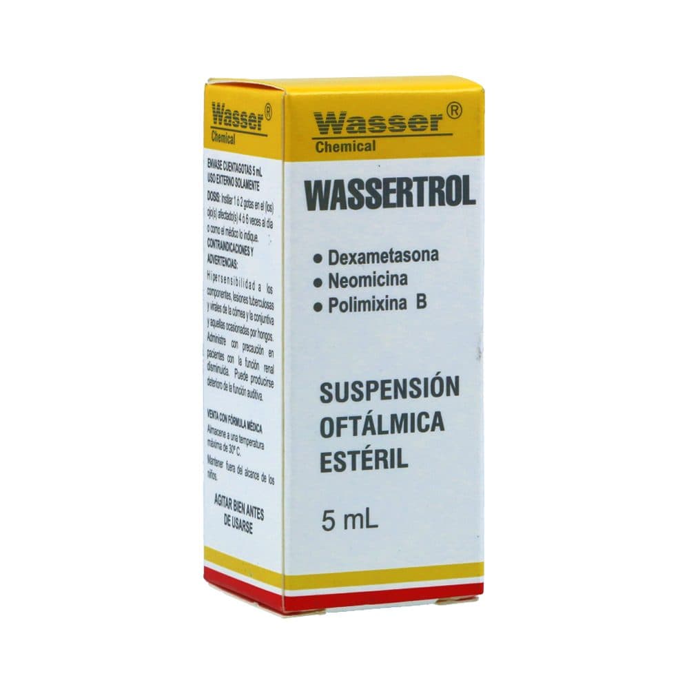 Wassertrol Solución Oftálmica Estéril Frasco X 5Ml
