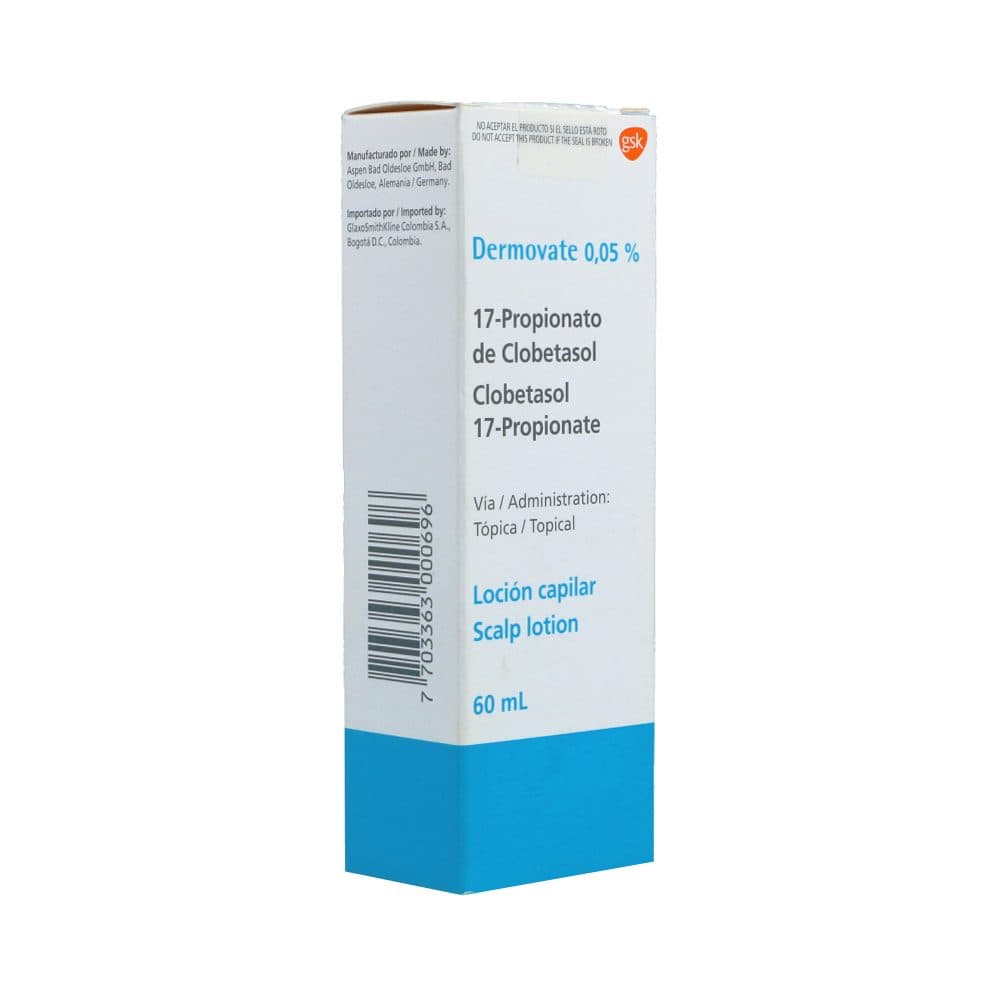Dermovate 0,05% Loción Capilar Frasco X 60Ml