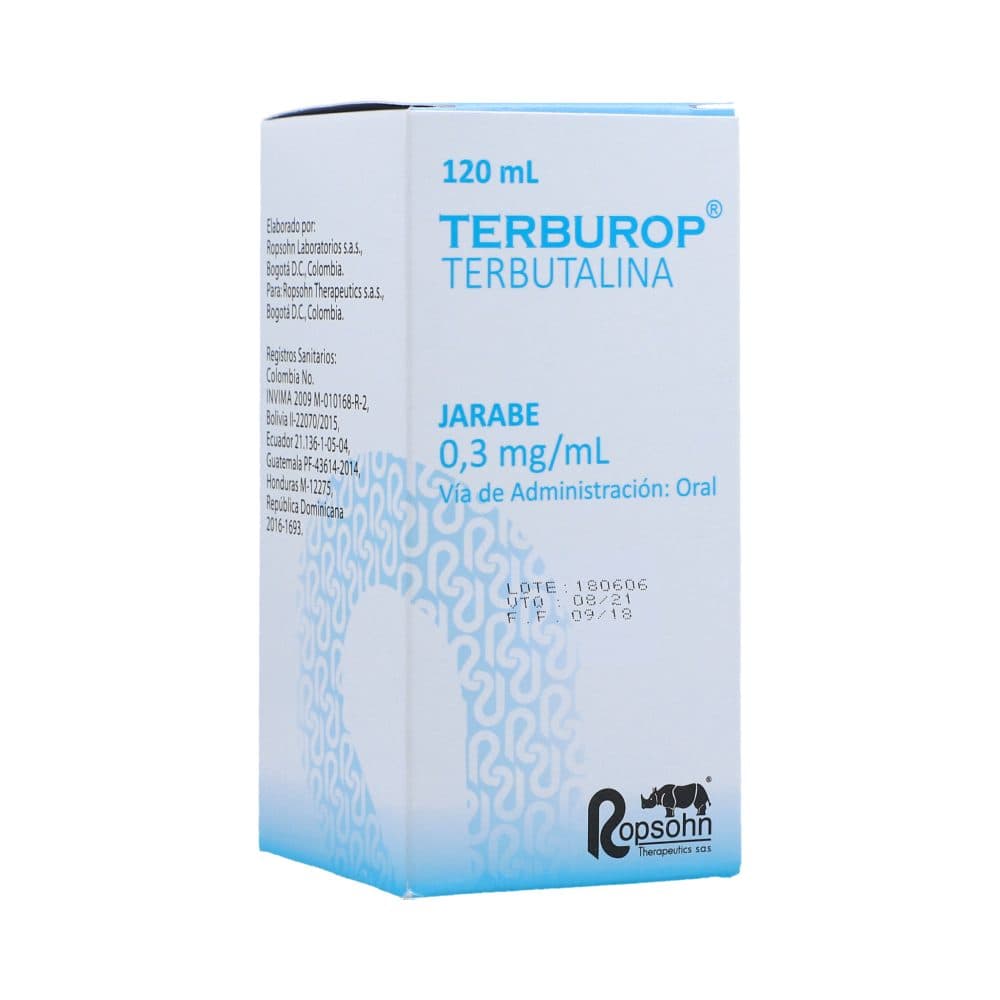 Terburop 1.5Mg/5Ml(0.03%) Jarabe Frasco X 120 Ml