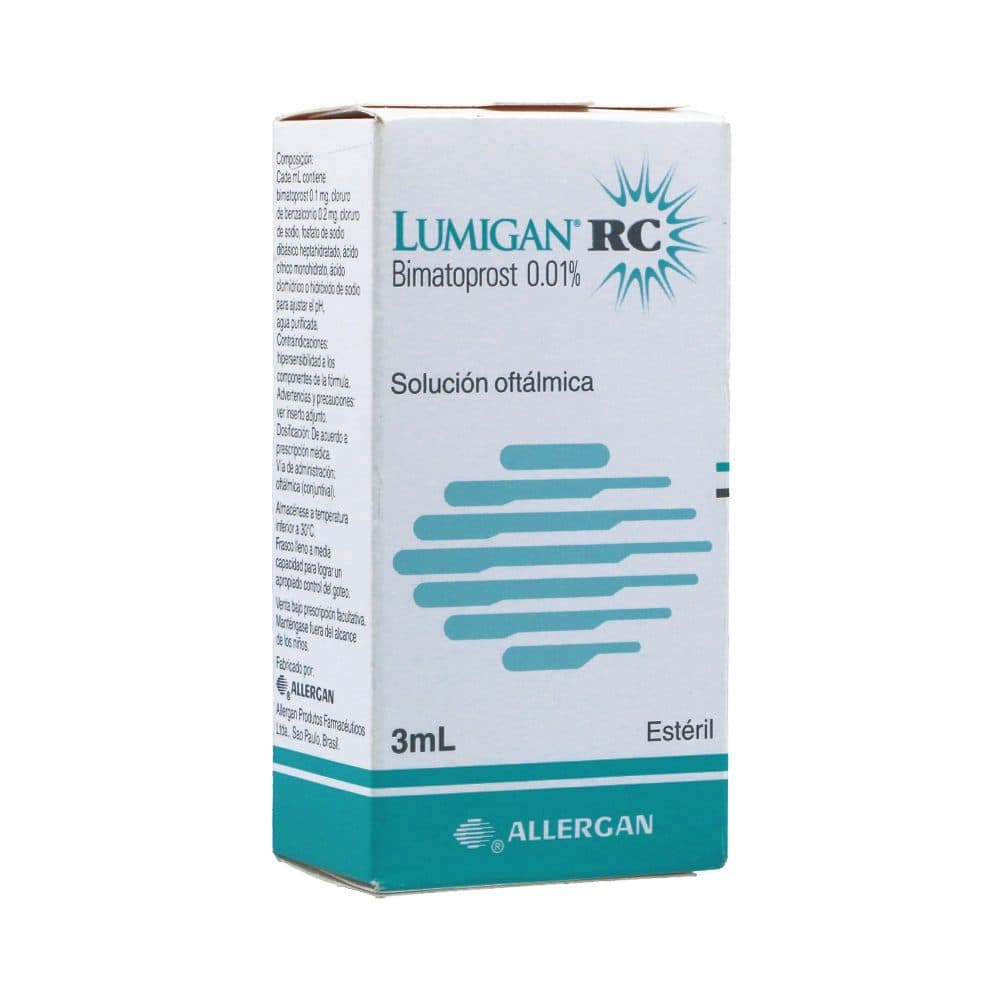 Lumigan Rc 0.01% Solución Oftalmica Frasco X 3Ml
