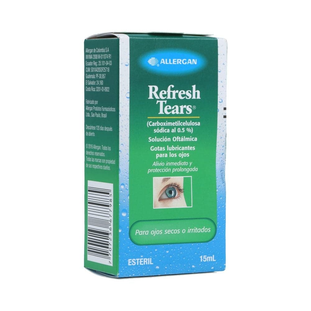 Refresh Tears 5Mg/Ml Solución Oftalmica Frasco X 15 Ml
