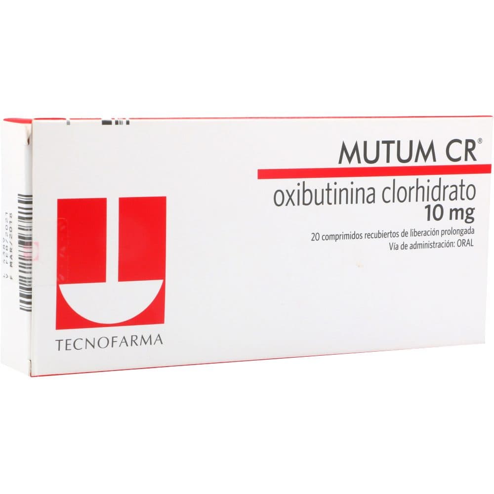 Mutum Cr 10Mg Caja X 20 Tabletas Liberación Prolongada
