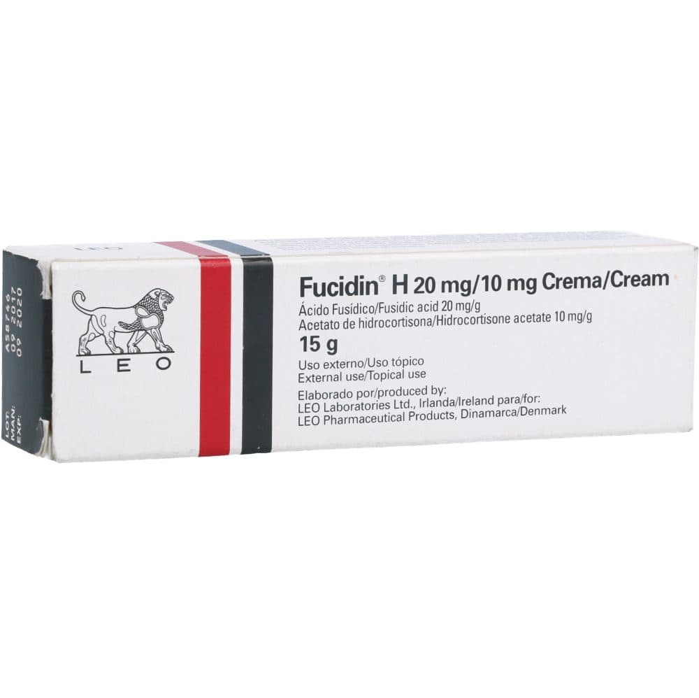 Fucidin H Crema 20 + 10 Mg Tubo X 15 Gr