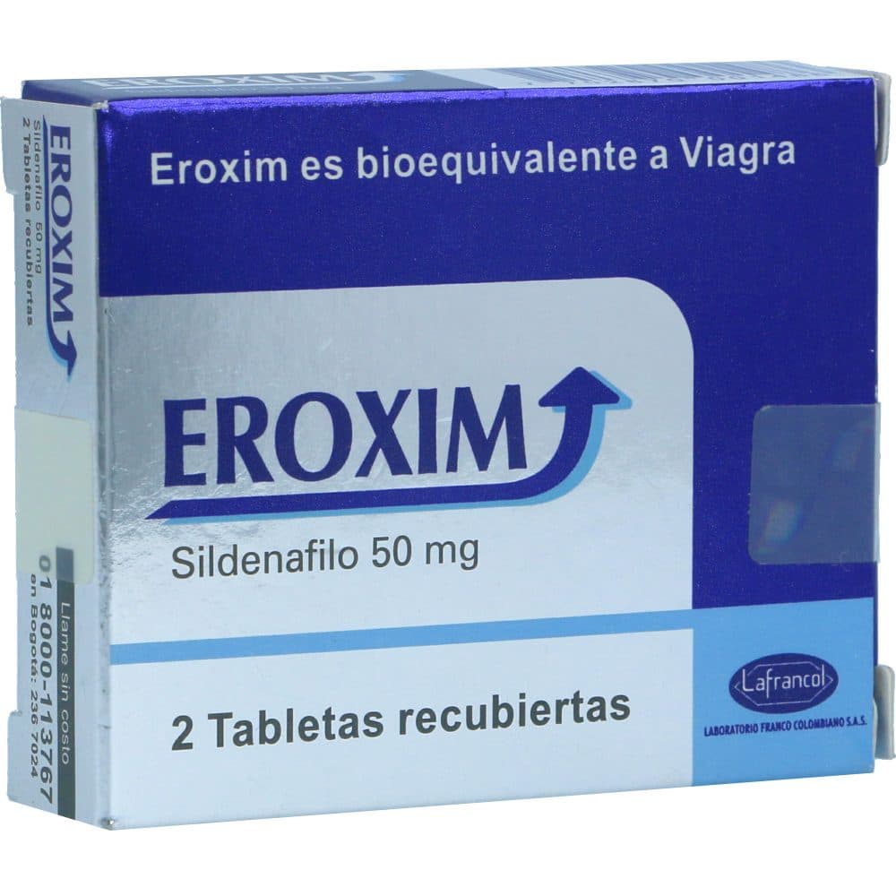 Eroxim 50Mg Caja X 2 Tabletas