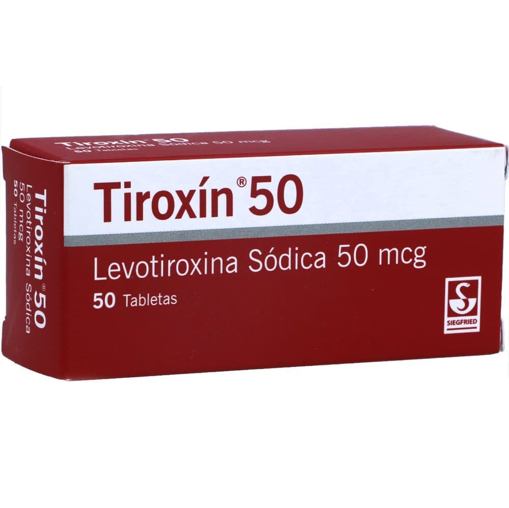 Tiroxín 50Mcg Caja X 50 Tabletas