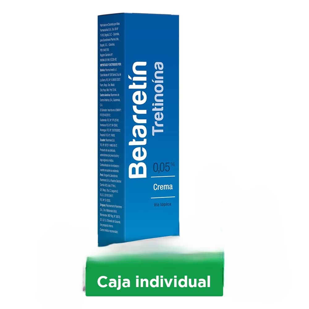 Betarretín Crema 0,05% Tubo X 30 Gr