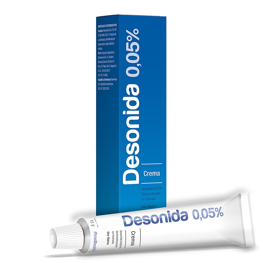 Desonida Crema 0.05% Tubo X 15 Gr