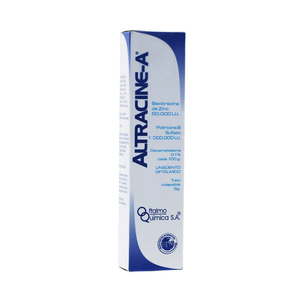 Altracine A Ungüento Oftálmologico (500Ui+10000Ui+1Mg)/Gr Tubo X 5 Gr