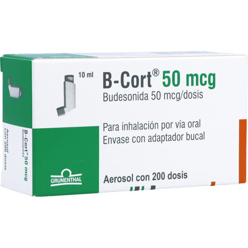 B-Cort Bronquial Dosis Aerosol 50Mcg Frasco X 200Dosis